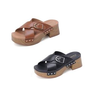 클락스 CLARKS 여성 웨지 슬라이드 CLASAC4232WF 2종 택1 CLASAC4232WF3 383550