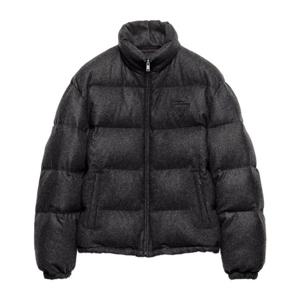 프라다 하이칼라 울 패딩 재킷 SGC92117XT F0308