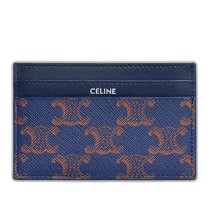 셀린느 미디엄 가죽 카드지갑 10N762V68 07QJ DEEP NAVY