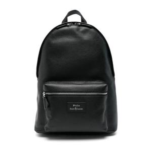 랄프로렌 돔 라지 페블 가죽 백팩 405962456001098 BLACK