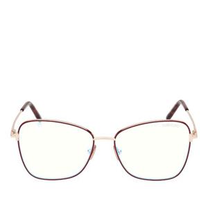 톰포드 렉탱귤러 트랜스페어런트 메탈 안경테 FT5906 B 55069 0