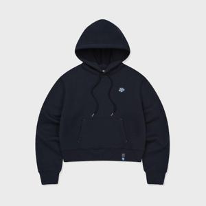 M 와키윌리후드티 CQK WA2601HD51DN 우먼스 릴리와펜 크롭 후디 네이비