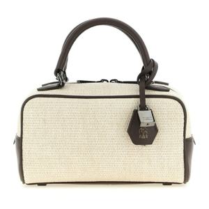 브루넬로쿠치넬리 위빙 래피아 바올렛토 토트백 MB72D2790 C112