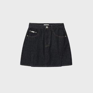 M 와키윌리반바지 CQK WA2601SR75IN 우먼스 데님 미니 스커트 인디고