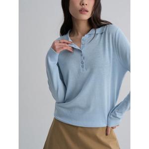 (356351WM1Q) [에잇세컨즈] 칼라넥 풀오버  스카이 블루