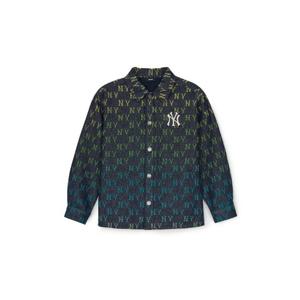 M MLB키즈긴팔티 TQK 7AWSM0151-50NYS 그라데이션 모노그램 데님셔츠 뉴욕양키스