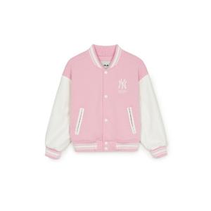 M MLB키즈자켓 TQK 7FJPV1151-50PKM 스트릿 바시티 걸즈 크롭 점퍼 뉴욕양키스
