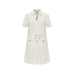 몽클레어 미디 원피스 8I00012 89BBV034 White