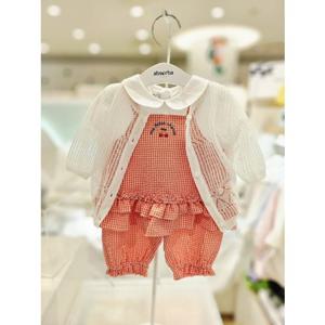 [압소바 의류] 블룸 프릴 상하 샤샤가디건 세트 (26년여름신상) (A1321210B)