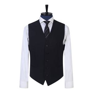 [지이크]S/S프리미엄브이넥싱글레다 네이비 정장베스트 PGV3043