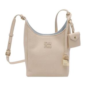 미우미우 어드저스터블 숄더 스트랩 가죽 버킷백 5BE099VOOO 2I