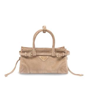 프라다 트라이앵글 로고 더블 탑 핸들 토트백 1BA486 2C4SF0F24