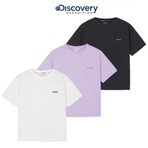 디스커버리키즈 DKRS51063 키즈 스몰로고 와펜 반팔티셔츠