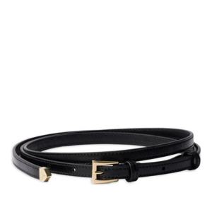 프라다 로고 각인 팁 가죽 슬림 벨트 1CC707 2CYRF0002