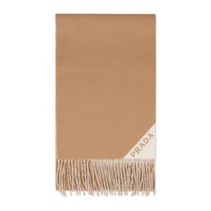 프라다 로고 자카드 투톤 프린지 머플러 1FS055 2COOF045Y