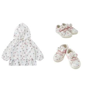 밍크뮤ch 레드다발플라워점퍼운동화세트돌유아베이비바람막이쟈켓 (3611511005000)