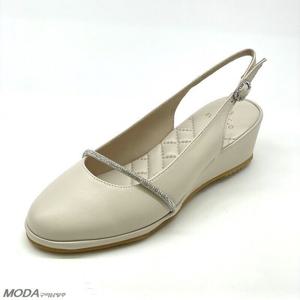 [엘칸토]초경량 쿠션 데일리 웨지 여성 슬링백 LCWO56U613-36_GN