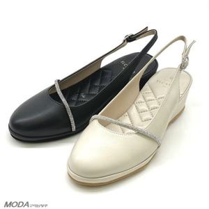 [엘칸토]초경량 쿠션 데일리 웨지 여성 슬링백 2XWO56X_GN