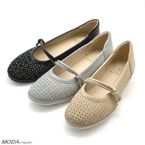 [엘칸토]초경량 쿠션 웨지 여성 단화 펌프스 2XWO26XE_GN