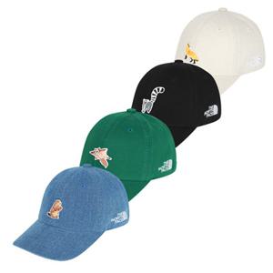 노스페이스 키즈 모자 NE3CS00ALL 로고 볼 캡 와펜