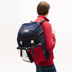 [공식][타미힐피거] 캐주얼 플래그 백팩 (T12G1ABG590MT1DW6)