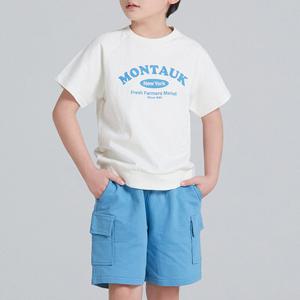 [스파오키즈][키즈]반팔라운드세트(루즈핏) (SPSMD23KU2-T)