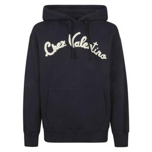 발렌티노 가라바니 후드 티셔츠 8V3MF28NBCS 0NO Black