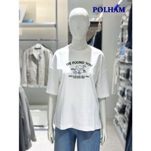 [폴햄]여성 쿨텐션 오버핏 반팔 티셔츠 PHG2TS2030 -US