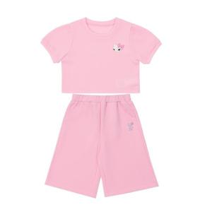 [프렌치캣(백)]PK와플 TS바지셋트(Q52DKT330KP230)