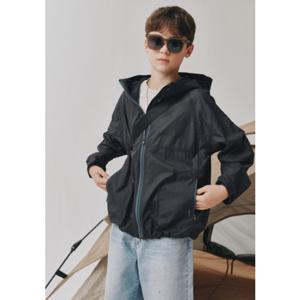 [블루테일HU] (AZB1JP01CC) 차콜그레이 경량 윈드브레이커 점퍼