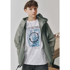 [블루테일HU] (AZB1JP02KC) 카키 경량 윈드브레이커 점퍼