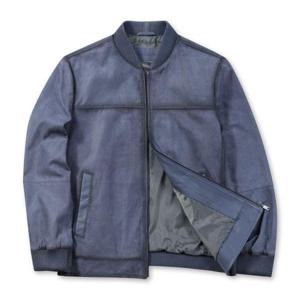 브렌우드 BRUDX26221BUX 고트스웨이드 산양가죽 블루종