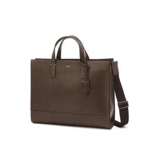 브라운 로고배색 가죽 서류가방 HJBA6E851W3