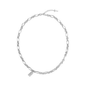 [티르리르]T 링크 실버화이트 목걸이 HNGMS0002W