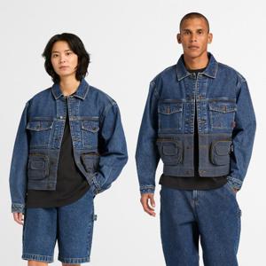 [팀버랜드(정상)]다크블루 워싱 데님 자켓 TB0A5N6RABY1-GB