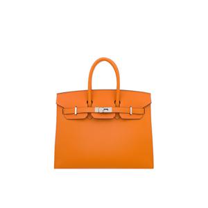 [엘러브] 에르메스 아웃벌킨25 오렌지 은장 K각인 6HH0089