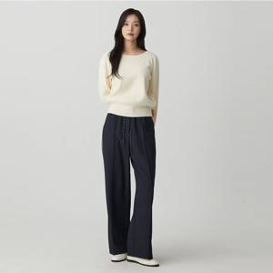 플라스틱아일랜드  (PS2WP382) 배색오비 아웃심 팬츠