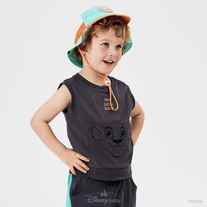 [디즈니베이비]라이온킹심바민소매상하(D/GREY)_79S323008