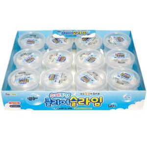 투명슬라임 수제 투명 클리어슬라임(12개)