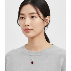 판도라 793450C01 판도라 미 브로큰 하트 미니 펜던트 겸 댕글 실버 참