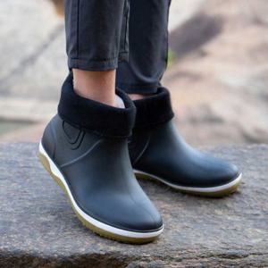 방한부츠 남자 레인부츠 털장화 방한 겨울 눈올때 신는 신발