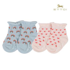 [에뜨와]에띠양말 07T376041/신생아양말,백일양말,유아양말