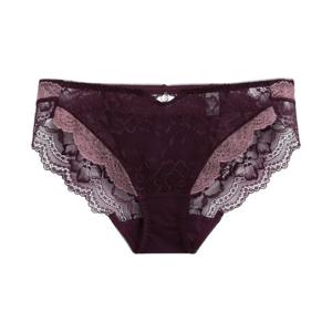 [섹시쿠키]와인 투톤 페미닌 레이스 팬티 SCWPB702