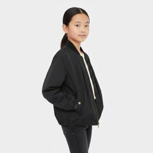 몽클레르 몽클레어키즈 에보디아 패치로고 나일론 봄버 여아 자켓 1A00091 5986N 999 EVODIA6A