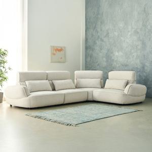 스코나 라온드 릴랜드 아쿠아텍스 패브릭 스윙 5인 코너 소파