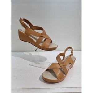 [에스콰이아]MARIO에스콰이아 여성 발편한 경량 세미캐주얼 샌들 굽6센치 PFDMSD690