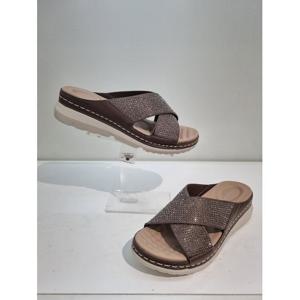 [에스콰이아]MARIO에스콰이아 여성 발편한 경량 뮬 샌들 굽4센치 YADMSD730