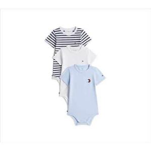 [타미힐피거칠드런] [베이비] 플래그 스마일 바디 수트 3PCS (2컬러) T42G1NKO180BT1