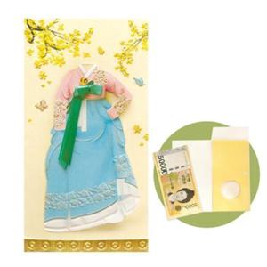 아트박스/프롬앤투 수본한복 속보이는 용돈봉투 FB308-2