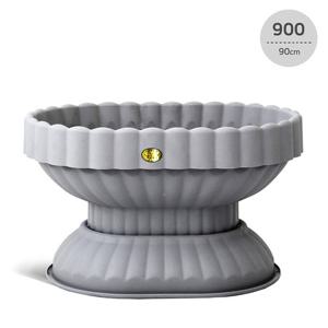 마이플랜트 자이언트 그레이 900 관공서 주차금지 도로 화단 정원 장식 대형 플라스틱 화분